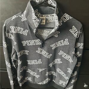 PINK Victoria's Secret Gray Zip-Up Sweatshirt